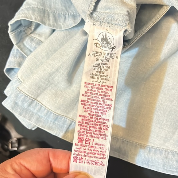 NWT Disney plus size Mickey and Minnie Denim Skirt For Adults in size 2X - Picture 14 of 16